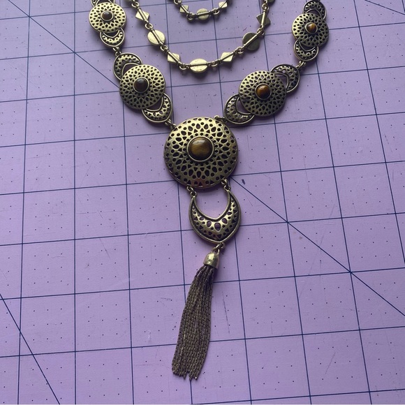 Brass necklace - Picture 4 of 8